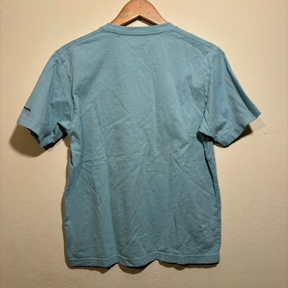 Uniqlo X Keith Haring Tokyo Japan Kuyakusho Street Teal Blue Green Tee Medium - Picture 5 of 5